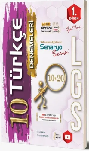 Tanım Yayınları 8. Sınıf LGS Türkçe 10 Deneme Özel Baskı