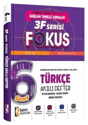 İsem Yayınları 6. Sınıf Fokus Türkçe Akıllı Defter