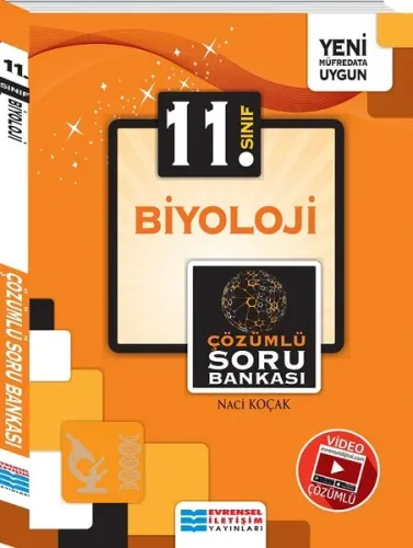 11. Sınıf Biyoloji Video Çözümlü Soru Bankası Naci Koçak Evrensel İletişim Yayınları