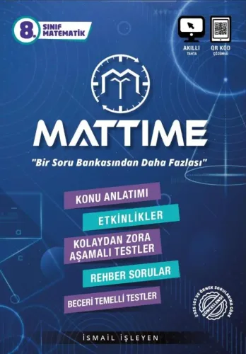 MATTIME 8.Sınıf Matematik Konu Anlatımlı Soru Bankası
