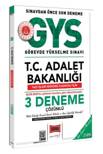 Yargı Yayınları 2025 T.C. Adalet Bakanlığı Yazı İşleri Müdürü Kadrosu 