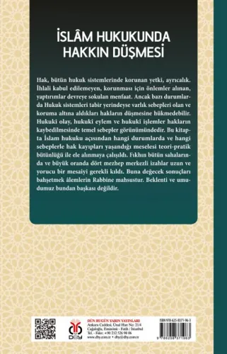 İslâm Hukukunda Hakkın Düşmesi Fatih Yakar