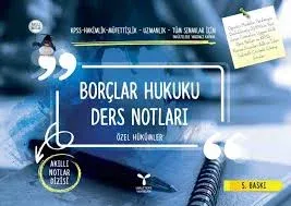 BORÇLAR HUKUKU DERS NOTLARI