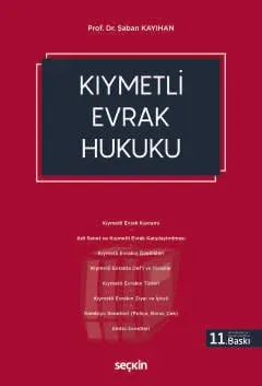 Kıymetli Evrak Hukuku