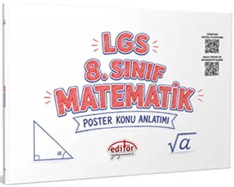 Editör Yayınları 8. Sınıf LGS Matematik Poster Konu Anlatımlı