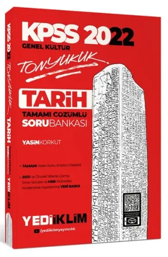 2022 KPSS Genel Kültür Tonyukuk Tarih Tamamı Çözümlü Soru Bankası