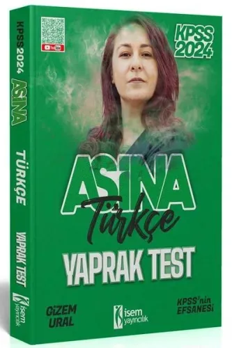 İsem Yayıncılık 2024 Kpss Aşina Türkçe Çek-Kopart Yaprak Test