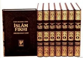 Dört Mezhebe Göre İslâm Fıkhı; (büyük boy 8 cilt, 1. hamur kâğıt, ciltli)