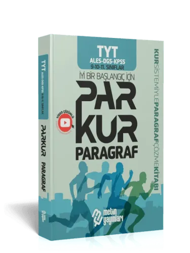 Metin Yayınları TYT KPSS ALES MSÜ Parkur Paragraf Soru Kitabı Video Çözümlü