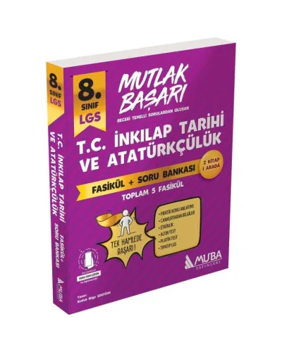 Muba 8. Sınıf T.C. İnkilap Tarihi ve Atatürkçülük Fasiküller+Soru Bankası 2024