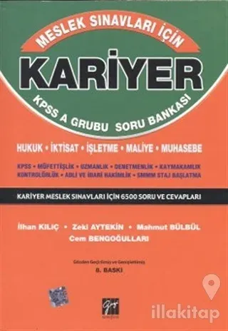 Kariyer KPSS A Grubu Soru Bankası Hukuk - İktisat - İşletme - Maliye - Muhasebe