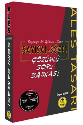 Tasarı Yayınları ALES Sayısal-Sözel Çözümlü Soru Bankası