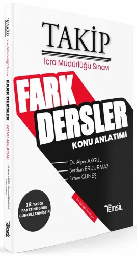 TAKİP İcra Müdürlüğü Fark Dersler Konu Anlatımı