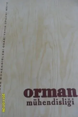 Orman Mühendisliği 1970 / 6