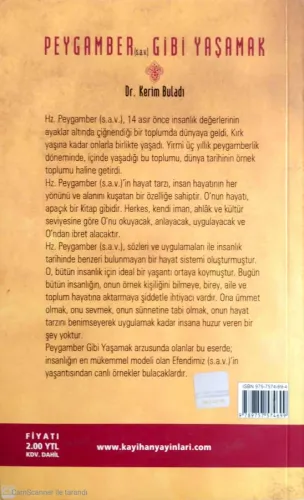 Peygamber Gibi Yaşamak Kerim Buladı Kayıhan Yayınları %50 indirimli