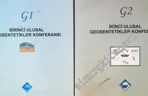 G1 Birinci Ulusal Geosentetikler Konferansı / G2 İkinci Ulusal Geosentetikler Konferansı ( 2 Kitap ) -        2004