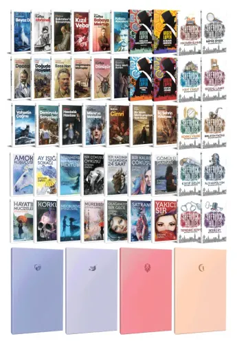 47 Dünya Klasiği ve Pastel Çizgisiz Defter Seti -1 - Halkkitabevi