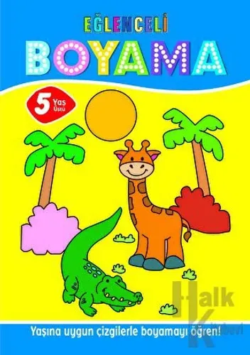 Eğlenceli Boyama - 5 Yaş Üstü 4'lü Pastel Boya Hediyeli