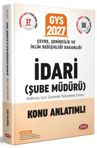Data Yayınları 2027 Çevre, Şehircilik ve İklim Değişikliği Bakanlığı İ