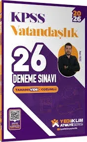 2026 KPSS Vatandaşlık Tamamı Video Çözümlü 26 Deneme Sınavı