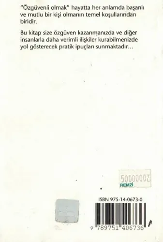 Özgüven Kazanma Kate Keenan Remzi Kitabevi