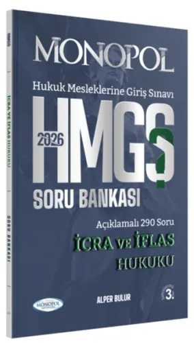 Monopol Yayınları 2026 HMGS İcra ve İflas Hukuku Soru Bankası