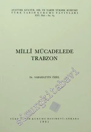 Milli Mücadelede Trabzon -        1991