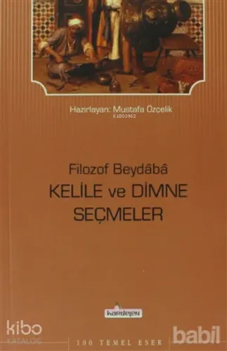 Filozof Beydaba - Kelile ve Dimne Seçmeler - Kardelen Yayınları - Sela