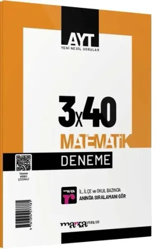 2023 AYT Matematik 3x40 Deneme Marka Yayınları
