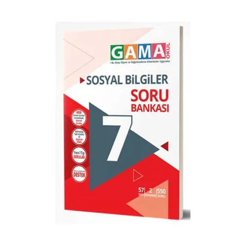 KELEPİR Gama Okul Yayınları 7. Sınıf Sosyal Bilgiler Denemeleri
