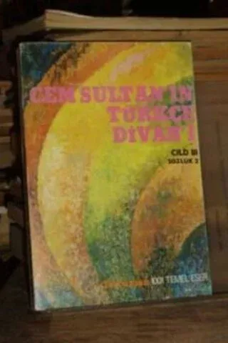 Cem Sultan'ın Türkçe Divan'ı 3. Cilt ( Sözlük 2 )