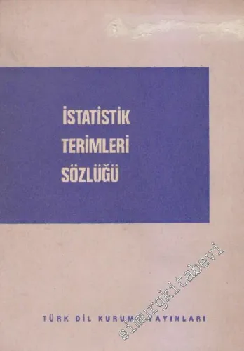 İstatistik Terimleri Sözlüğü -        1983