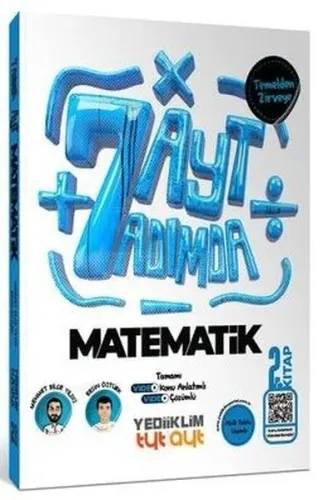 Yediiklim Yayınları AYT Yedi Adımda Temelden Zirveye Matematik Tamamı Video Konu Anlatımlı ve Tamamı Video Çözümlü Soru Bankası 2. Kitap