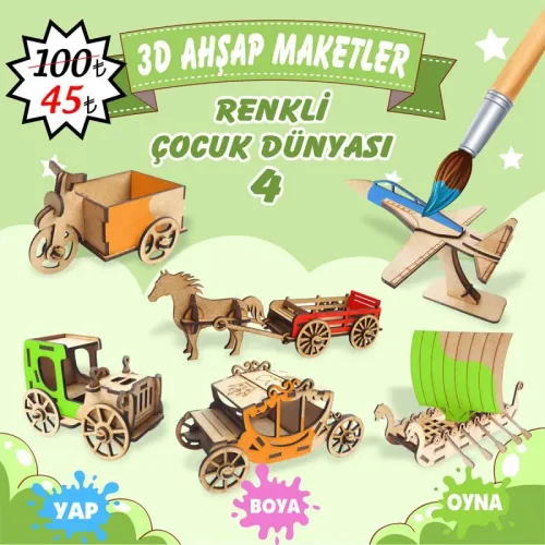 Renkli Çocuk Dünyası Serisi -4 - Halkkitabevi Renkli Çocuk Dünyası Serisi -4 - Halkkitabevi