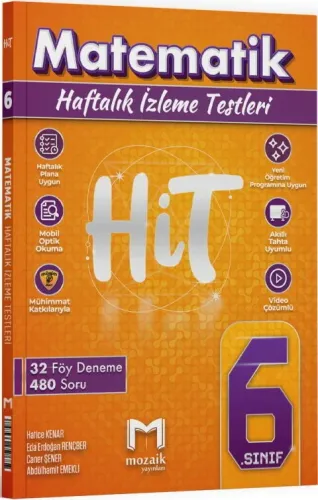 Mozaik Yayınları 6. Sınıf Matematik HİT 32 Deneme