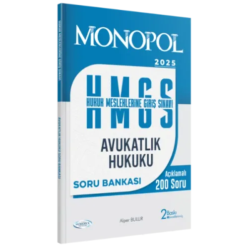 MONOPOL HMGS Avukatlık Hukuku Soru Bankası