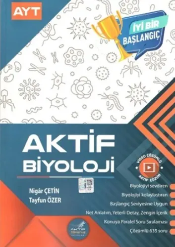 Aktif Öğrenme Yayınları AYT Aktif Biyoloji 0 dan Başlayanlara