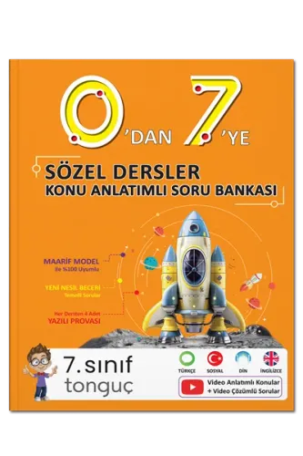 Tonguç Akademi 0'dan 7'ye Sözel Konu Anlatımlı Soru Bankası
