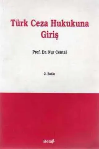 Türk Ceza Hukukuna Giriş