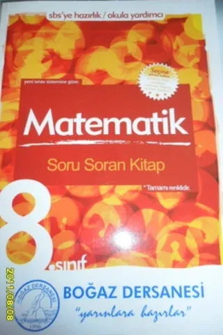 8. Sınıf Matematik Soru Soran Kitap