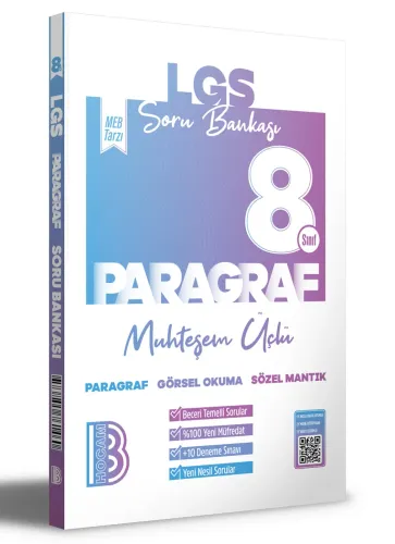 BENİM HOCAM 8. SINIF LGS PARAGRAF SORU BANKASI MUHTEŞEM ÜÇLÜ 2027