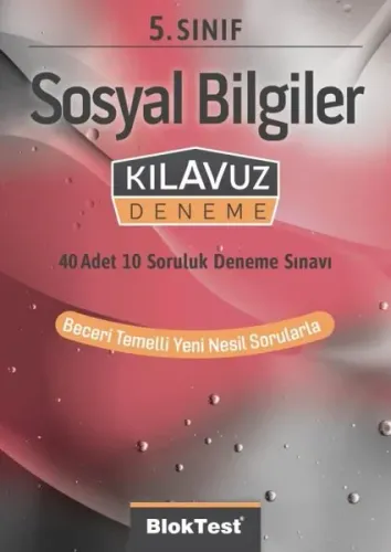 Bloktest Yayınları 5. Sınıf Sosyal Bilgiler Kılavuz Deneme