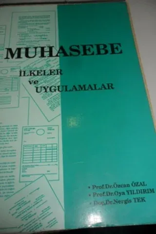 Muhasebe İlkeler ve Uygulamalar