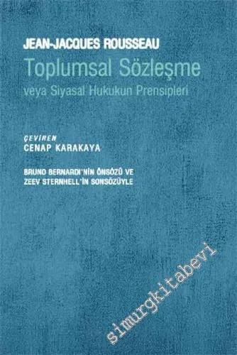Toplumsal Sözleşme veya Siyasal Hukukun Prensipleri - 2014
