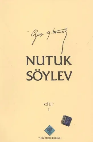 Nutuk Söylev Cilt-1 Karton Kapak