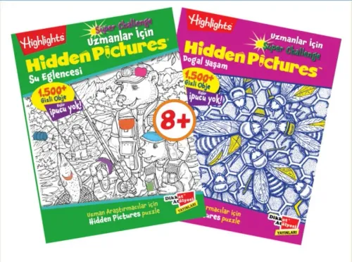 Highlights Uzmanlar İçin Hidden Pictures Gizli Resimler 2'li Set