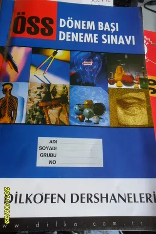 ÖSS Dönem Başı Deneme Sınavı Dergisi