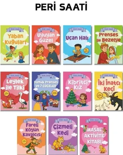 PERİ SAATİ MASALLARI 10 KİTAP SET