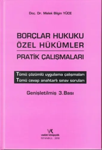 Borçlar Hukuku Özel Hükümler Pratik Çalışmaları