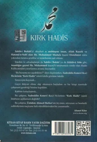 Kırk Hadis Ahmet Köse Kitsan Kitap %52 indirimli